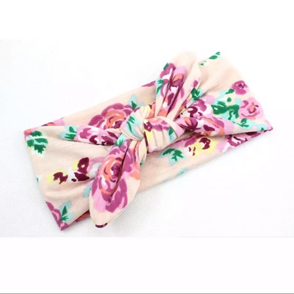 🌸BUNDLE🌸 of 5 Baby Toddler Knotted Headband - Picture 6 of 7